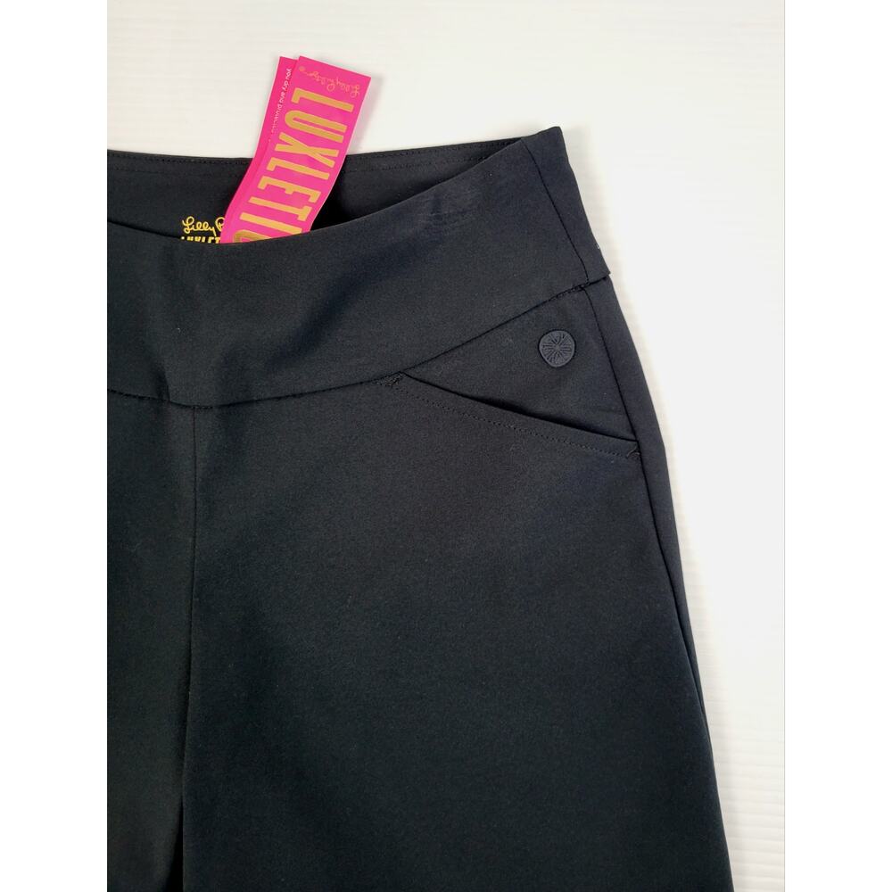 NWT Lilly Pulitzer Luxletic 00 UPF 50+ Reid Short Onyx Black Athletic 004966 - Picture 2 of 7